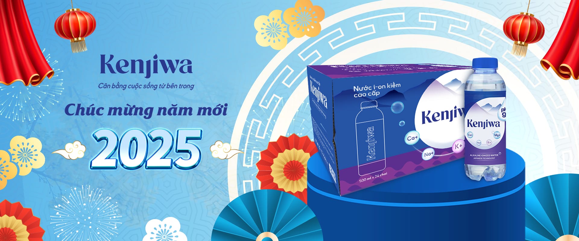Trang chủ - Nước ion kiềm Kenjiwa 25 Nước Ion Kiềm