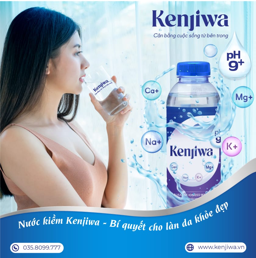 Nước I-on Kiềm Kenjiwa - Bí quyết cho làn da khỏe đẹp 1 Bí quyết cho làn da khỏe đẹp
